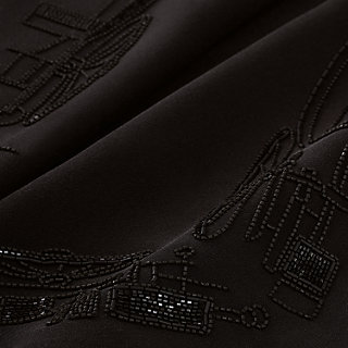 エルメルトランプ Complication Equestre embroidered triangle scarf | Hermès USA